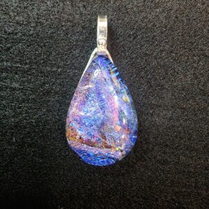 Sterling Silver Pendant - Purple