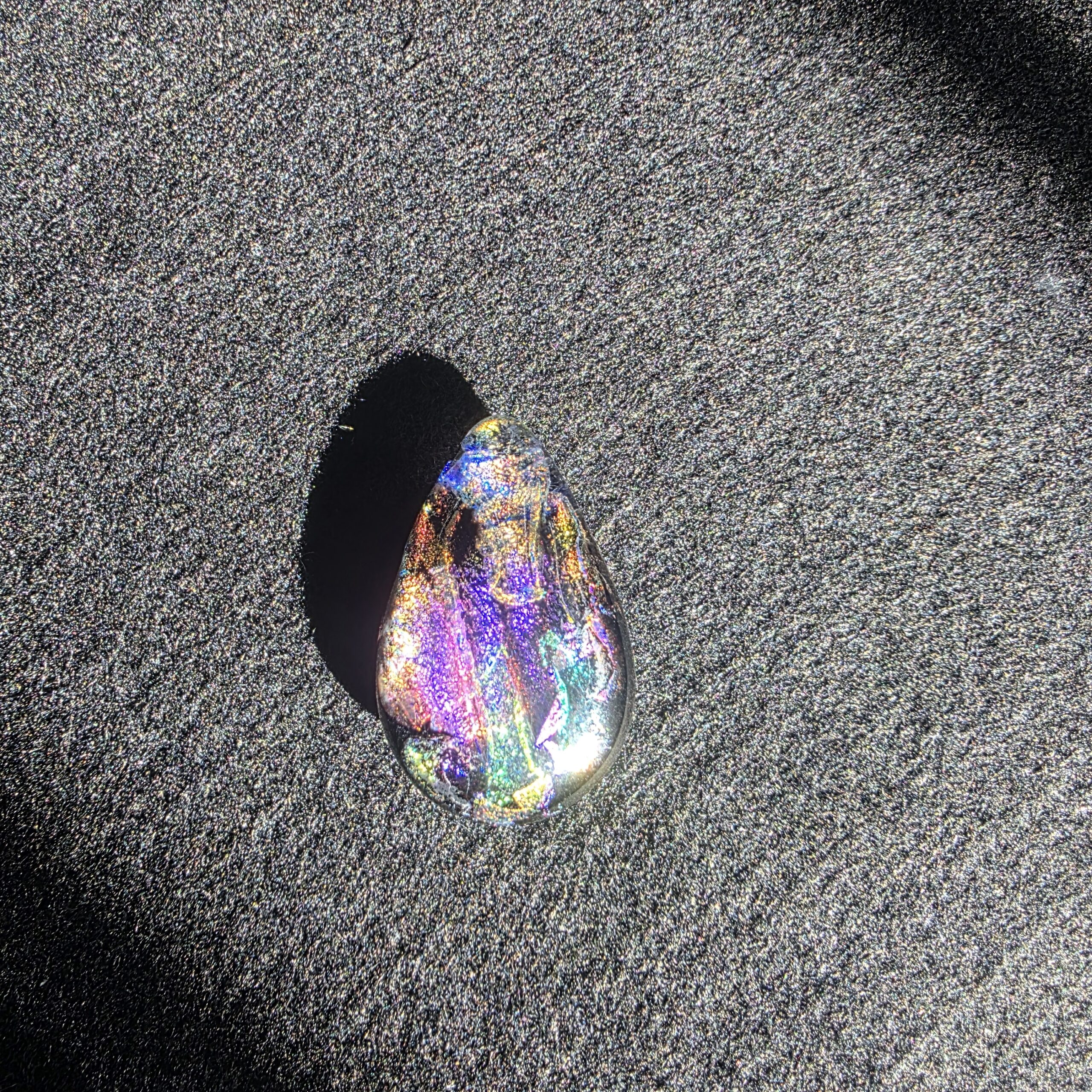 Multi-color Drop Dichroic Cabochon