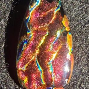 Volcanic Swirl Large Drop Cabochon